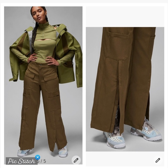 Jordan Zip Front High Waist Utility Pants - Picture 2 of 13